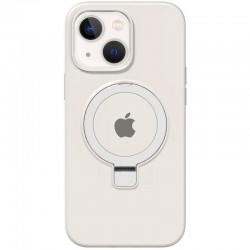 Чохол Silicone Case Full Protective with Ring для Apple iPhone 15 (6.1")  White - 00000078467_7