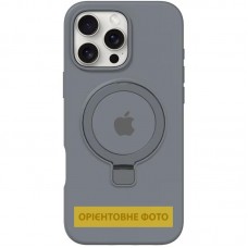Чохол Silicone Case Full Protective with Ring для Apple iPhone 16e (6.1")  Grey - 00000078474_3