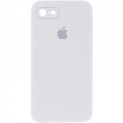 Чохол Silicone Case Square Full Camera Protective (AA) для Apple iPhone 7/8/SE (2020) (4.7")  Білий / White - 00000040229_1