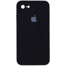 Чохол Silicone Case Square Full Camera Protective (AA) для Apple iPhone 7/8/SE (2020) (4.7")  Чорний / Black - 00000040229_26