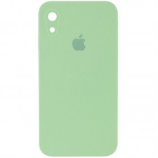 Чохол Silicone Case Square Full Camera Protective (AA) для Apple iPhone XR (6.1")  М'ятний / Mint - 00000040233_15