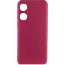 Чохол Silicone Cover Lakshmi Full Camera (AAA) для Oppo A58 4G  Бордовий / Plum - 00000069262_1