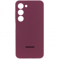 Чохол Silicone Cover Lakshmi Full Camera (AAA) для Samsung Galaxy A15 4G/5G / M15 5G  Бордовий / Plum - 00000069263_1