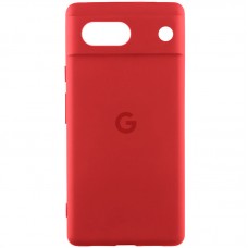 Чохол Silicone Cover Lakshmi Full Camera (AAA) with Logo для Google Pixel 7a  Червоний / Red - 00000072122_4