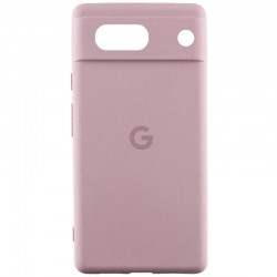 Чохол Silicone Cover Lakshmi Full Camera (AAA) with Logo для Google Pixel 7a  Рожевий / Pink Sand - 00000072122_7