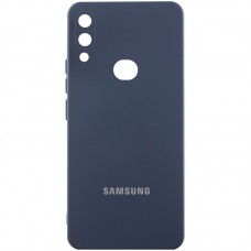 Чохол Silicone Cover Lakshmi Full Camera (AAA) with Logo для Samsung Galaxy A10s  Темно-синій / Midnight blue - 00000085727_12