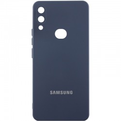 Чохол Silicone Cover Lakshmi Full Camera (AAA) with Logo для Samsung Galaxy A10s  Темно-синій / Midnight blue - 00000085727_12