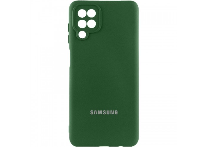 Чохол Silicone Cover Lakshmi Full Camera (AAA) with Logo для Samsung Galaxy A12