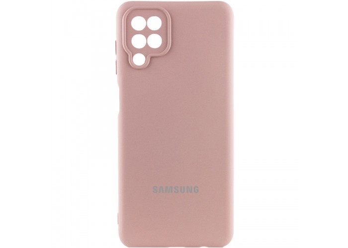 Чохол Silicone Cover Lakshmi Full Camera (AAA) with Logo для Samsung Galaxy A12