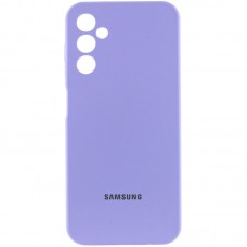 Чохол Silicone Cover Lakshmi Full Camera (AAA) with Logo для Samsung Galaxy A24 4G  Бузковий / Dasheen - 00000071856_4