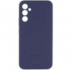 Чохол Silicone Cover Lakshmi Full Camera (AAA) with Logo для Samsung Galaxy A56  Темно-синій / Midnight blue - 00000076690_7