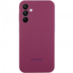 Чохол Silicone Cover Lakshmi Full Camera (AAA) with Logo для Samsung Galaxy S24+  Бордовий / Plum - 00000072129_1