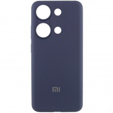 Чохол Silicone Cover Lakshmi Full Camera (AAA) with Logo для Xiaomi Redmi Note 13 Pro 4G  Темно-синій / Midnight blue - 00000071867_7