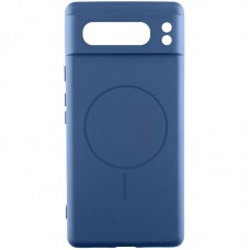 Чохол Silicone Cover Lakshmi Full Camera (AA) with MagFit для Google Pixel 8 Pro  Синій / Navy blue - 00000078223_5