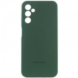 Чохол Silicone Cover Lakshmi Full Camera (AA) with logo для Samsung Galaxy A16 4G/5G  Зелений / Dark green - 00000078177_3