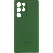 Чохол Silicone Cover Lakshmi Full Camera (AA) with logo для Samsung Galaxy S25 Ultra  Зелений / Dark green - 00000078711_2