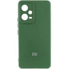 Чохол Silicone Cover Lakshmi Full Camera (AA) with logo для Xiaomi Poco X5 5G / Note 12 5G  Зелений / Dark green - 00000078190_3