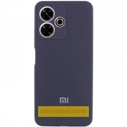 Чохол Silicone Cover Lakshmi Full Camera (AA) with logo для Xiaomi Redmi Note 13 4G  Синій / Midnight Blue - 00000078194_3