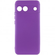 Чохол Silicone Cover Lakshmi Full Camera (A) для Google Pixel 6a  Фіолетовий / Purple - 00000066928_11