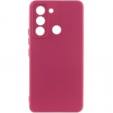 Чохол Silicone Cover Lakshmi Full Camera (A) для TECNO Pop 5 LTE  Бордовий / Marsala - 00000064576_1
