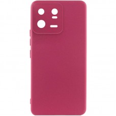 Чохол Silicone Cover Lakshmi Full Camera (A) для Xiaomi 13 Pro  Бордовий / Marsala - 00000063856_1