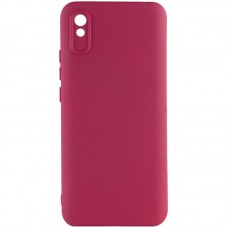 Чохол Silicone Cover Lakshmi Full Camera (A) для Xiaomi Redmi 9A  Бордовий / Marsala - 00000054540_1