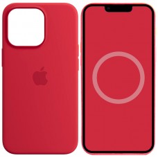 Чохол Silicone case (AAA) with Magsafe and Animation для Apple iPhone 14 Pro (6.1")  Червоний / Red - 00000072056_5
