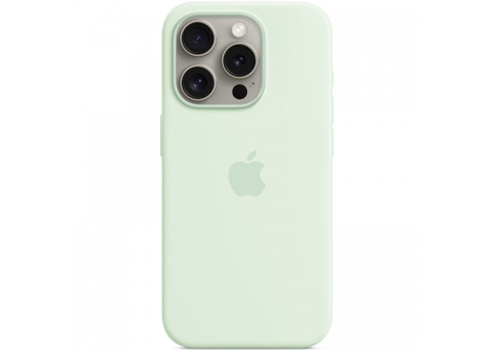 Чохол Silicone case (AAA) with Magsafe and Animation для Apple iPhone 15 Pro (6.1