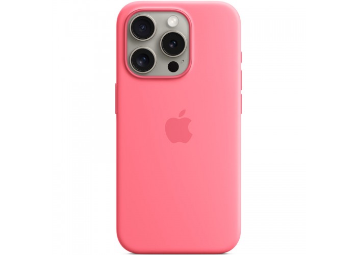 Чохол Silicone case (AAA) with Magsafe and Animation для Apple iPhone 15 Pro (6.1