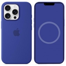 Чохол Silicone case (AAA) with Magsafe and Animation для Apple iPhone 16 Pro Max (6.9")  Ultramarine - 00000074447_5