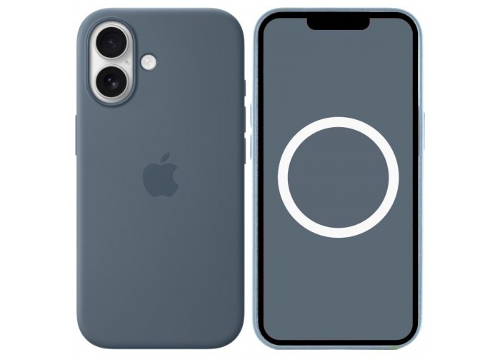 Чохол Silicone case (AAA) with Magsafe and Animation для Apple iPhone 17 (6.3
