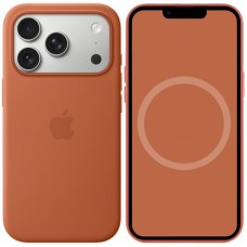 Чохол Silicone case (AAA) with Magsafe and Animation для Apple iPhone 17 Pro (6.3")  Terra Cotta - 00000081569_11