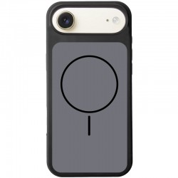Чохол Silk Duo Color (AA) NO LOGO with Magnetic Fit для Apple iPhone 17 Air (6.5")  Black - 00000087303_3