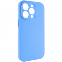 Чохол Silk Full Camera (AA) NO LOGO with Magnetic Fit для Apple iPhone 15 Pro (6.1")  Блакитний / Sky Blue - 00000088897_17