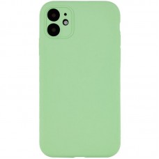 Чохол Silk Full Camera Protective (AA) NO LOGO для Apple iPhone 12 (6.1")  М'ятний / Mint - 00000070224_1