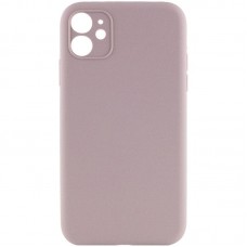 Чохол Silicone Case Full Camera Protective (AA) NO LOGO для Apple iPhone 12 (6.1")  Сірий / Lavender - 00000070224_5
