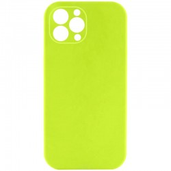 Чохол Silk Full Camera Protective (AA) NO LOGO для Apple iPhone 12 Pro Max (6.7")  Кислотно-зелений / Acid Green - 00000070226_37