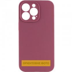 Чохол Silicone Case Full Camera Protective (AA) NO LOGO для Apple iPhone 17 Air (6.5")  Бордовий / Plum - 00000083805_5