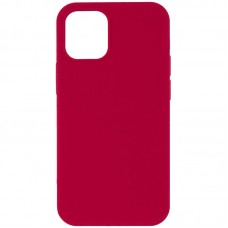 Чохол Silicone Case Full Protective (AA) NO LOGO для Apple iPhone 11 Pro Max (6.5")  Червоний / Rose Red - 00000072447_20