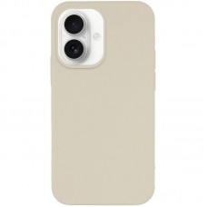 Чохол Silicone Case Full Protective (AA) NO LOGO для Apple iPhone 16 (6.1")  Бежевий / Antique White - 00000072979_2