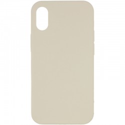 Чохол Silicone Case Full Protective (AA) NO LOGO для Apple iPhone XR (6.1")  Бежевий / Antique White - 00000072441_2