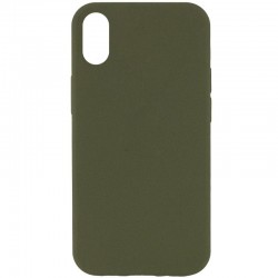 Чохол Silk Full Protective (AA) NO LOGO для Apple iPhone XS Max (6.5")  Зелений / Dark Olive - 00000072443_14