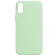 Чохол Silicone Case Full Protective (AA) NO LOGO для Apple iPhone XS Max (6.5")  Зелений / Pistachio - 00000072443_17