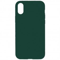 Чохол Silk Full Protective (AA) NO LOGO для Apple iPhone X / XS (5.8")  Зелений / Forest green - 00000072439_16