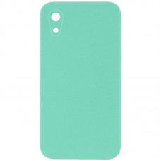 Чохол Silicone Case Square Full Camera Protective (AA) NOLOGO для Apple iPhone XR (6.1")  Бірюзовий / Turquoise - 00000072153_3