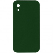 Чохол Silicone Case Square Full Camera Protective (AA) NOLOGO для Apple iPhone XR (6.1")  Зелений / Army green - 00000072153_8