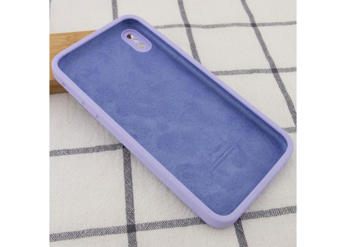 Чохол Silk Square Full Camera Protective (AA) NO LOGO для Apple iPhone X / XS (5.8