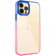 Чохол TPU+PC Fresh sip series для Apple iPhone 12 Pro Max (6.7")  Рожевий / Синій - 00000055232_4