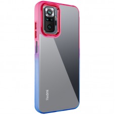 Чохол TPU+PC Fresh sip series для Xiaomi Redmi Note 10 Pro / 10 Pro Max  Синій / Рожевий - 00000055606_6