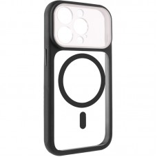Чохол TPU+PC GETMAN Moon Clear with MagSafe для Apple iPhone 14 Pro Max (6.7")  Black - 00000084768_1